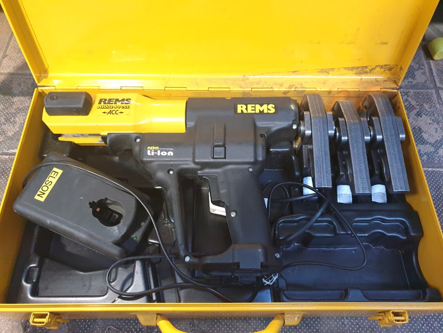 Rems Akku-Press ACC cordless radial press with var...