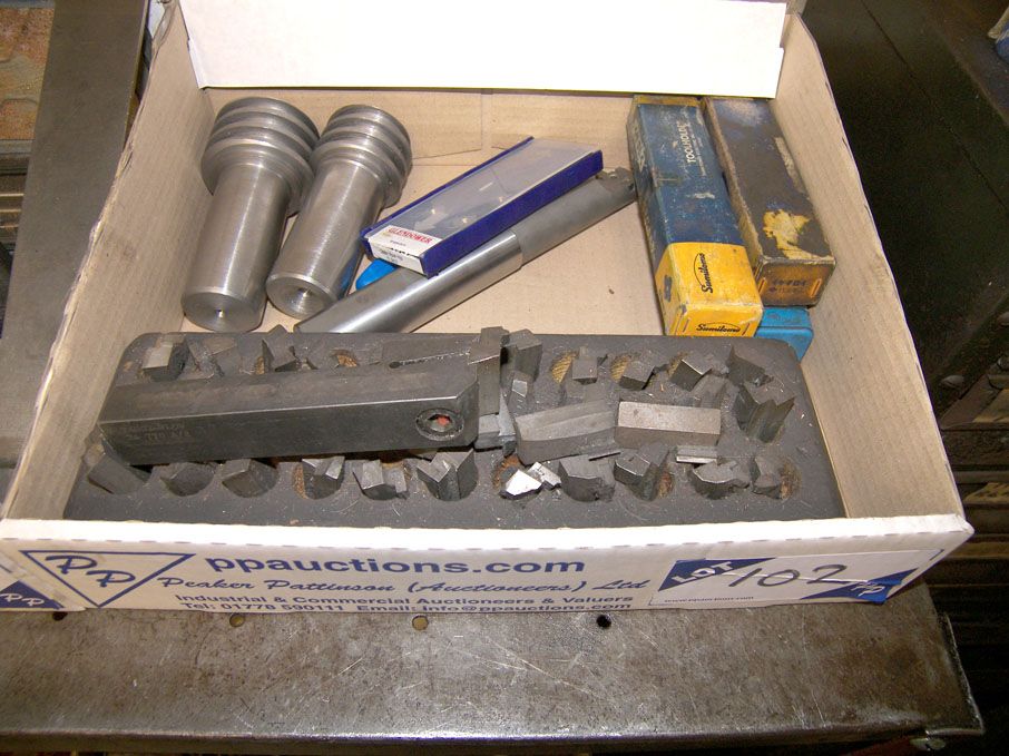Amend: Should Read ' Qty GrenDower turning tools,...
