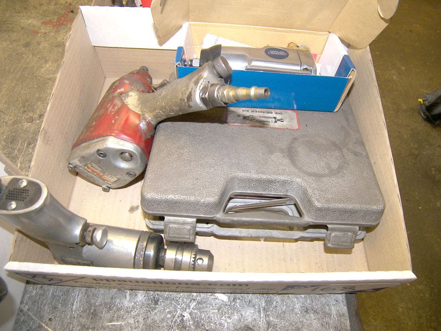 Qty Draper, Clarke etc pneumatic tools inc: impact...
