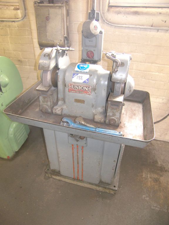 Union 10" heavy duty double ended grinder