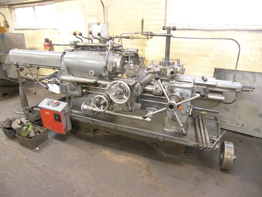 Ward 7DS capstan lathe, 6 station turret, 37-750rp...