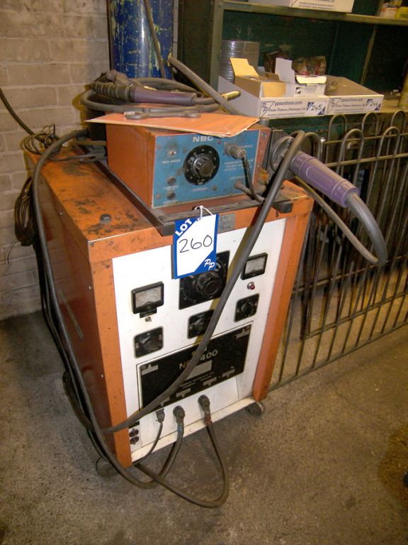 NBC 400 mig welder, 400A with NBC wire feed & wate...