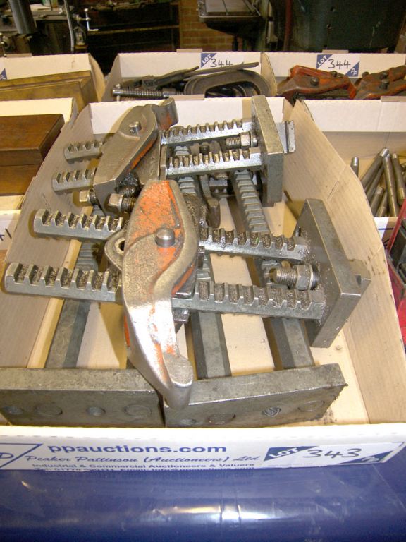 Qty various clamps