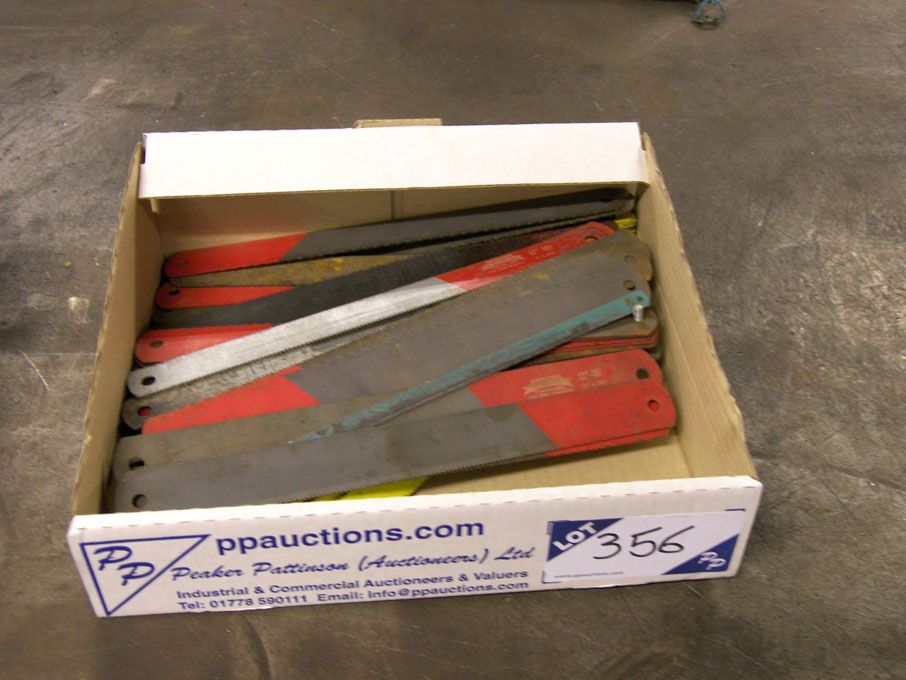 Amend: Should Read '12" 10T power hacksaw bla...