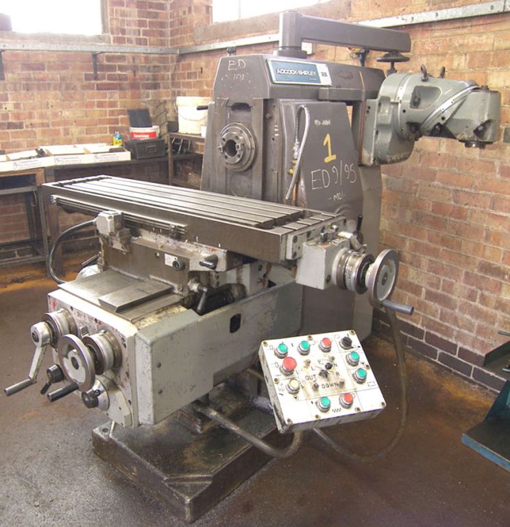 Adcock & Shipley 2S Milling Machine Manual Adcock & Shipley 2S Milling Machine Manual