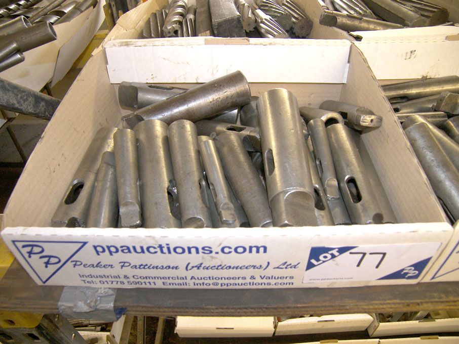 Qty various size drill sleeves