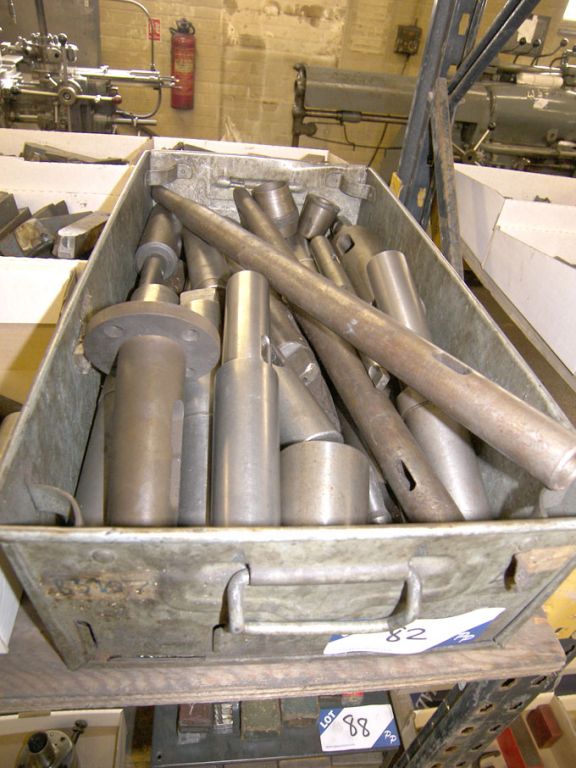 Qty various size drill sleeves