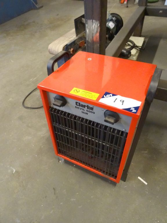Clarke Devil 6009 portable heater, 9kW