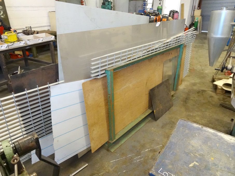 Qty various stainless steel, steel etc off cuts in...