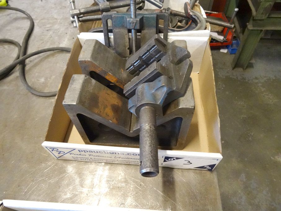 2x 9" Vee blocks, Nippy 80mm vice & similar 100mm...