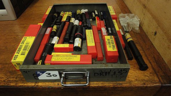 Contents of Drawer 8 inc: Qty Dormer, Guhring etc...