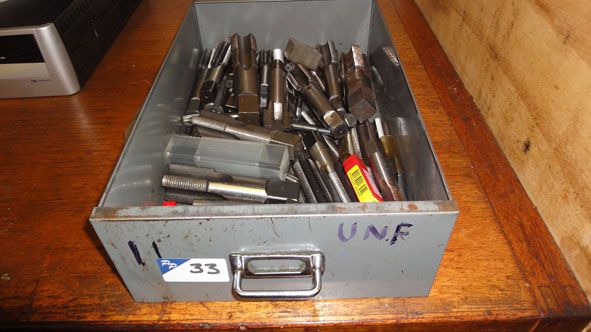 Contents of Drawer 11 inc: Qty U.N.F taps up to 1...
