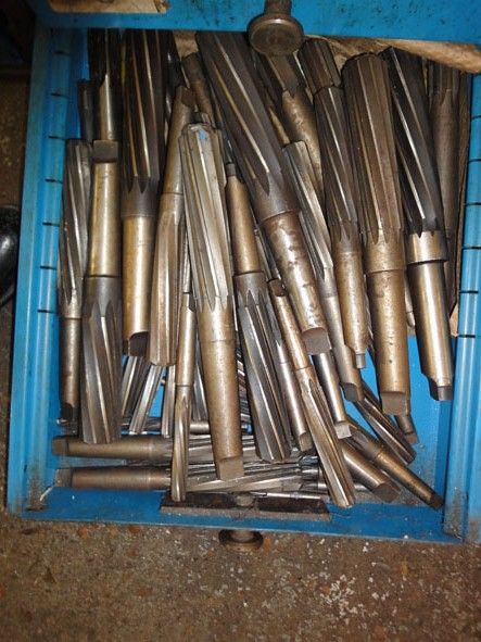 Qty taper shank reamers up to 40mm dia approx in 1...