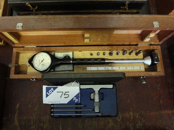 Mercer bore gauge, & Moore & Wright depth micromet...