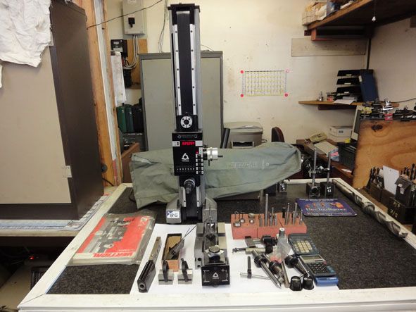 Trimos digital vertical height gauge with Qty of e...