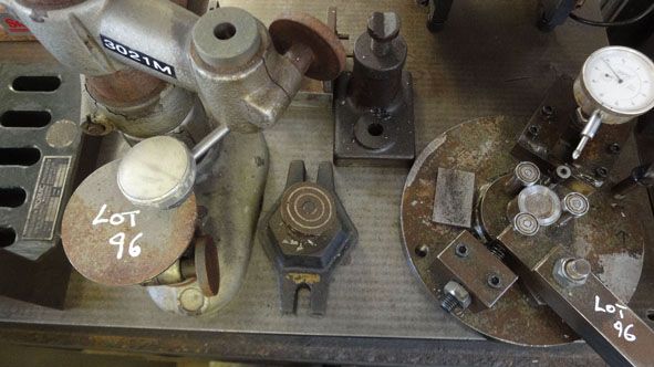 Qty various stands, jigs etc