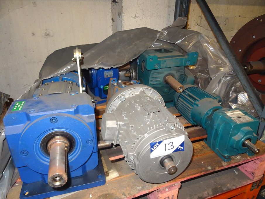 4x Renold etc motor / gearboxes to 1.5kW