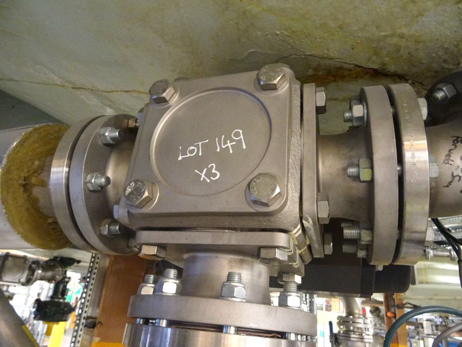 3x Sirom 4" dia 3 way valves (2010)