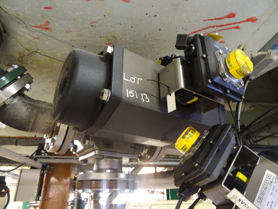 3x Sirom 4" dia 3 way valves (2010)