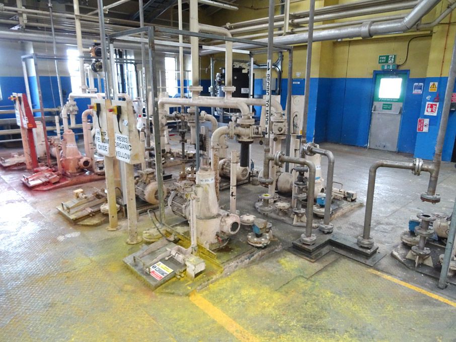 9x Highfield Gears paddle mixers, 9.3kW motors
