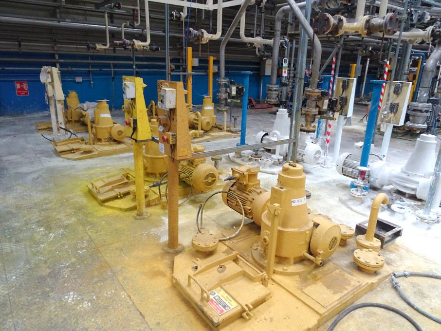 8x Highfield Gears paddle mixers, 9.3kW motors