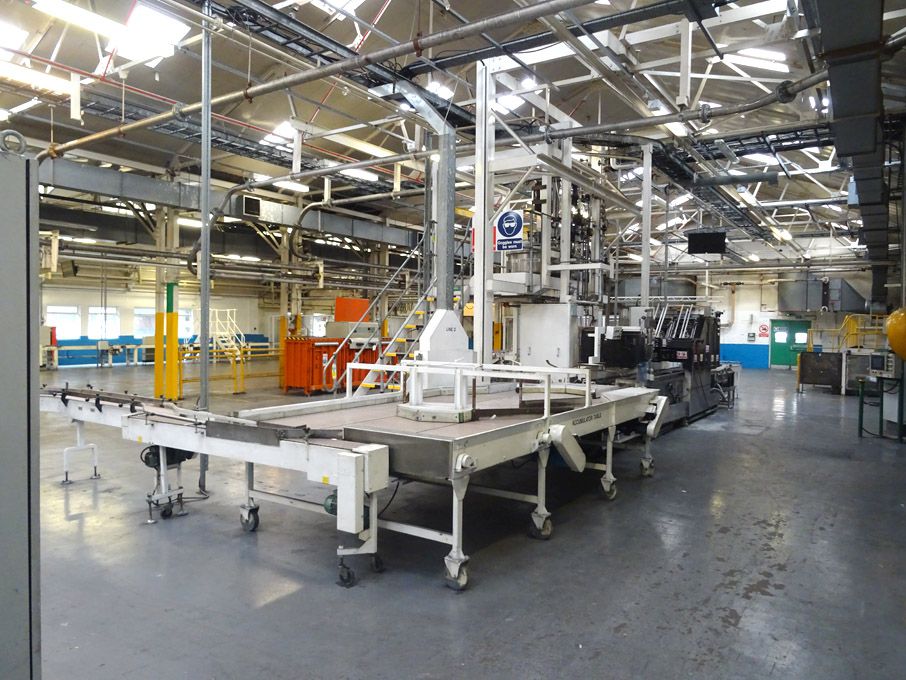 Paint Line D - complete with PMN pallet loader, co...