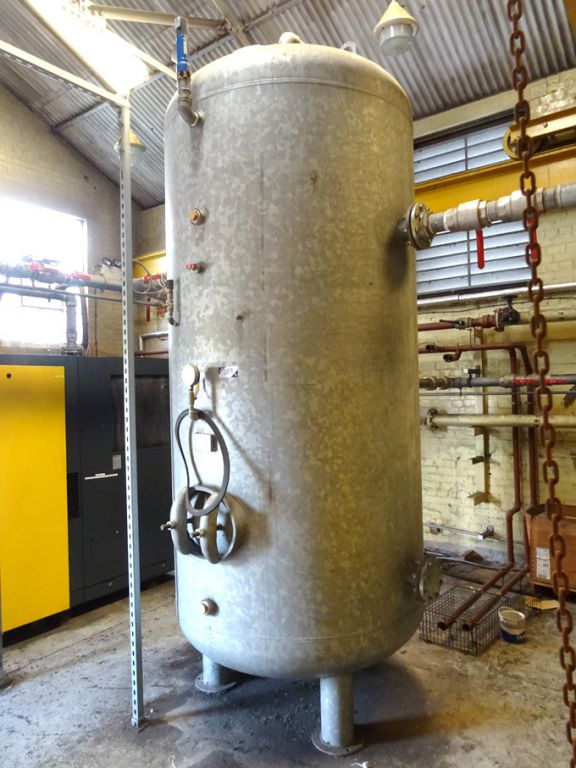 OKS 5000ltr galvanised air receiver, 11bar (2008)