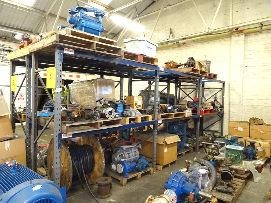 6 bays Dexion Speedlock heavy duty boltless pallet...