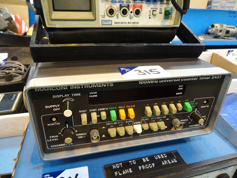 Marconi 2437 universal counter timer, 100MHz