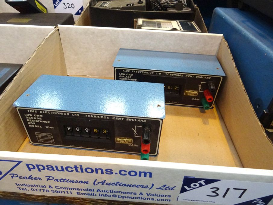 2x Time Electronics 1041 Decade resistance boxes