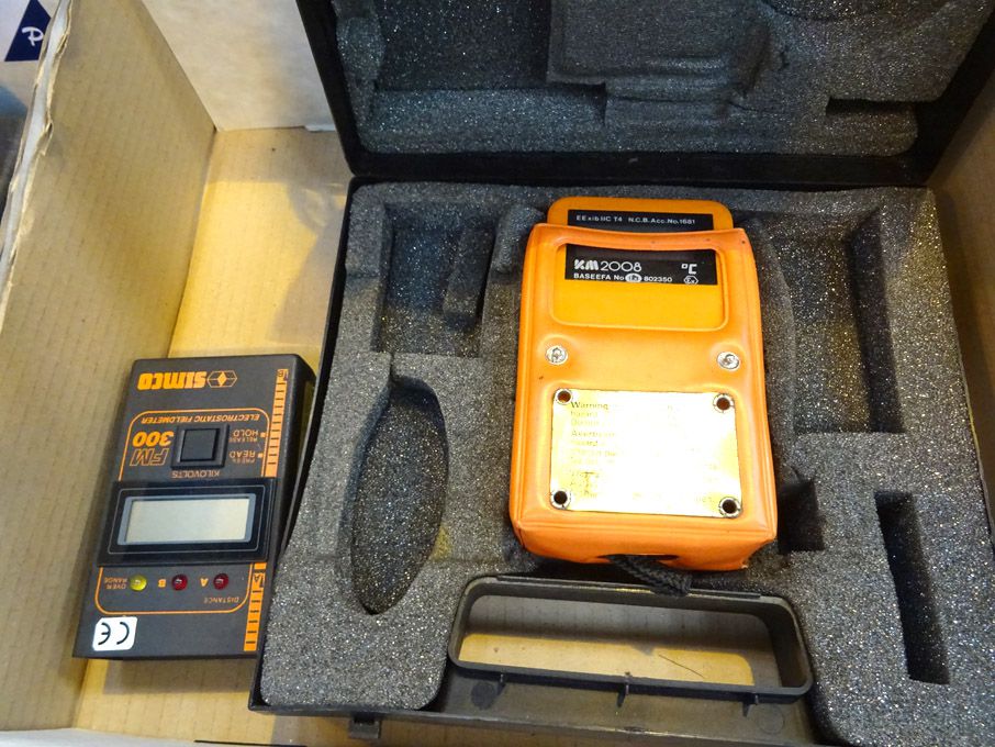 Simco FM300 electrostatic field meter, KM2000 ther...