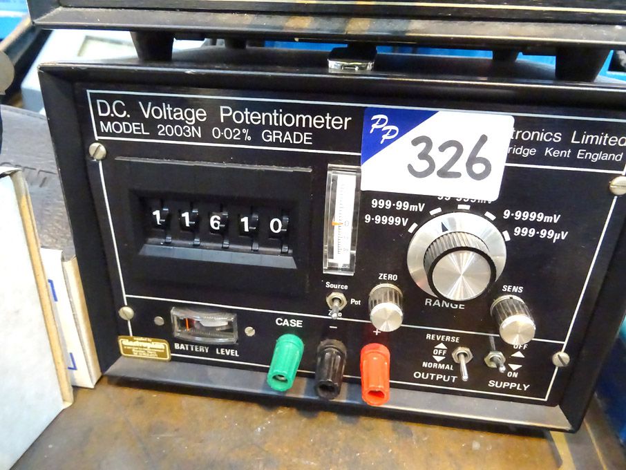 Time Electronics 2003N DC voltage potentiometer