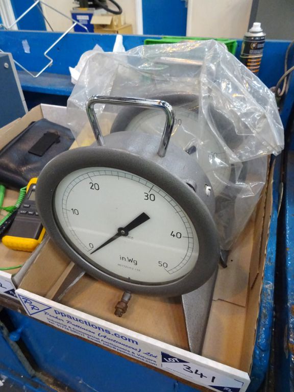 3x Negretti & Zambra etc pressure gauges