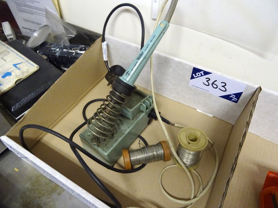 Weller soldering iron in stand