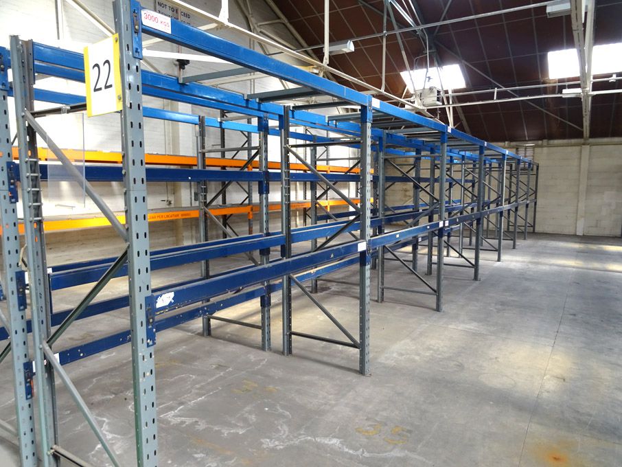 7 bays Dexion Speedlock M heavy duty boltless pall...