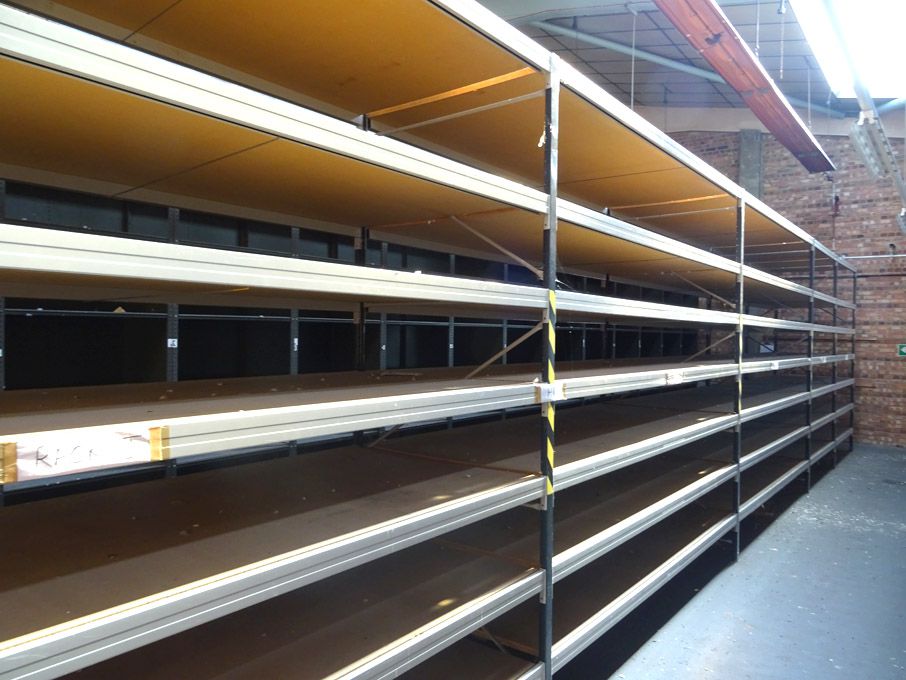 5 bays light duty boltless storage racking, multis...
