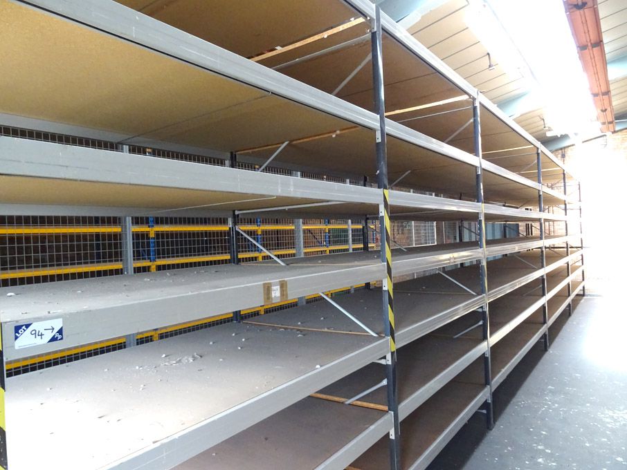 5 bays light duty boltless storage racking, multis...