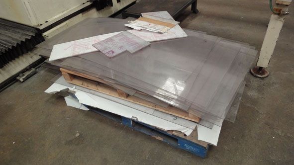 AMEND: Qty used Lexan & Makrolon perspex sheet...