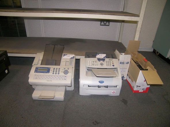 Panasonic Panafax UF-590 & Brother Super G3 fax ma...