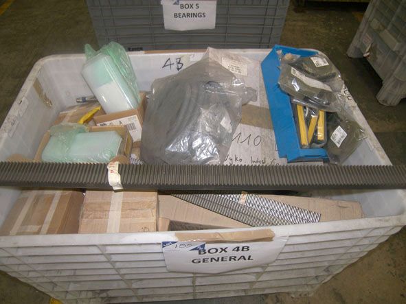 Qty general spares - see list Box 4B (downloads)
