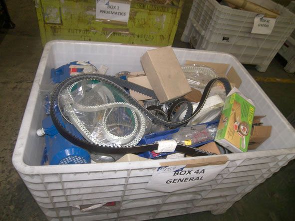 Qty general spares - see list Box 4A (downloads)