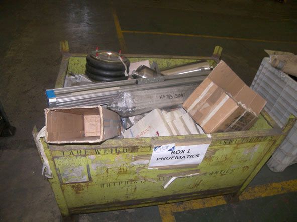 Qty pneumatic spares - see list Box 1 (downloads)