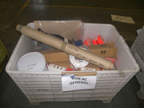 Qty general spares - see list Box 4C (downloads)