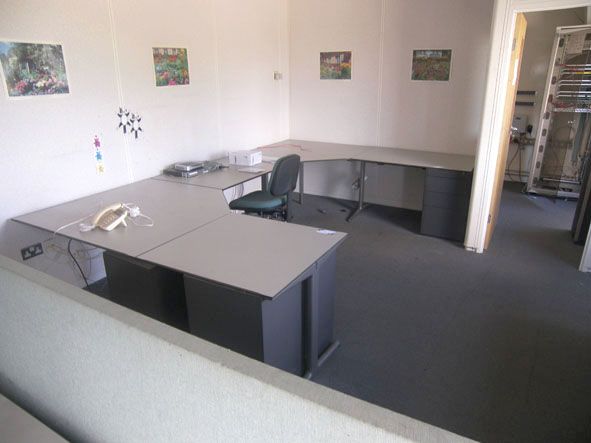 3600x2400mm 'U' shape computer workstation with bu...