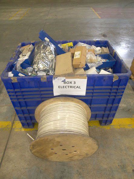 Qty electrical spares - see list Box 3 (downloads)...