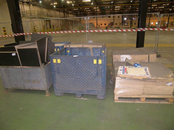 Qty various 10mm thick chipboard sheets