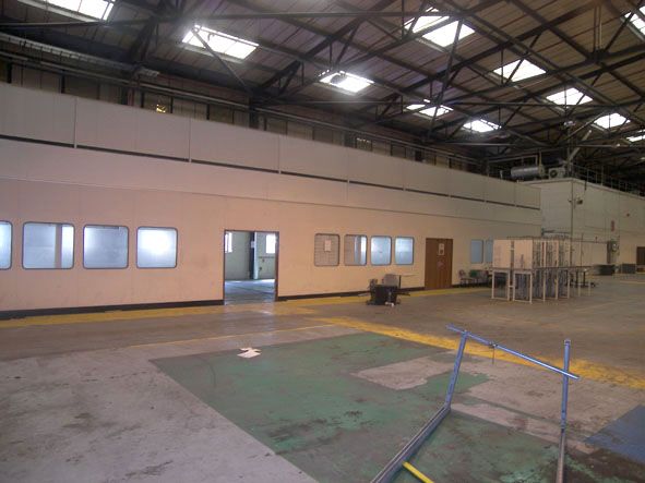 AMEND: Self contained partition office with mezzan...