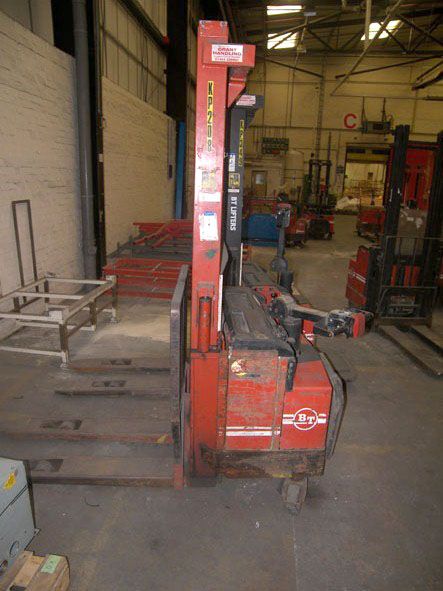 BT LFS1250 electric ride on high lift pallet truck...