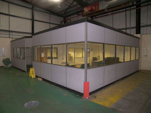 12x8m approx partitioned office