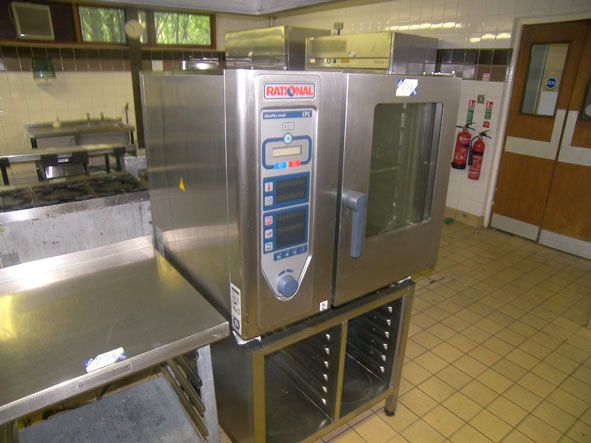 Rational Climaplus electric oven & 2x Bartlett tra...